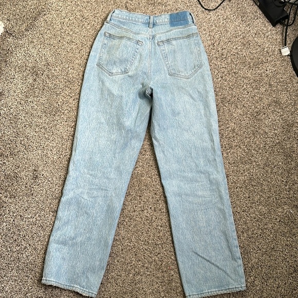 Abercrombie and fitch the 90s straight ultra high rise curve love jean size 28/6 - Picture 11 of 12